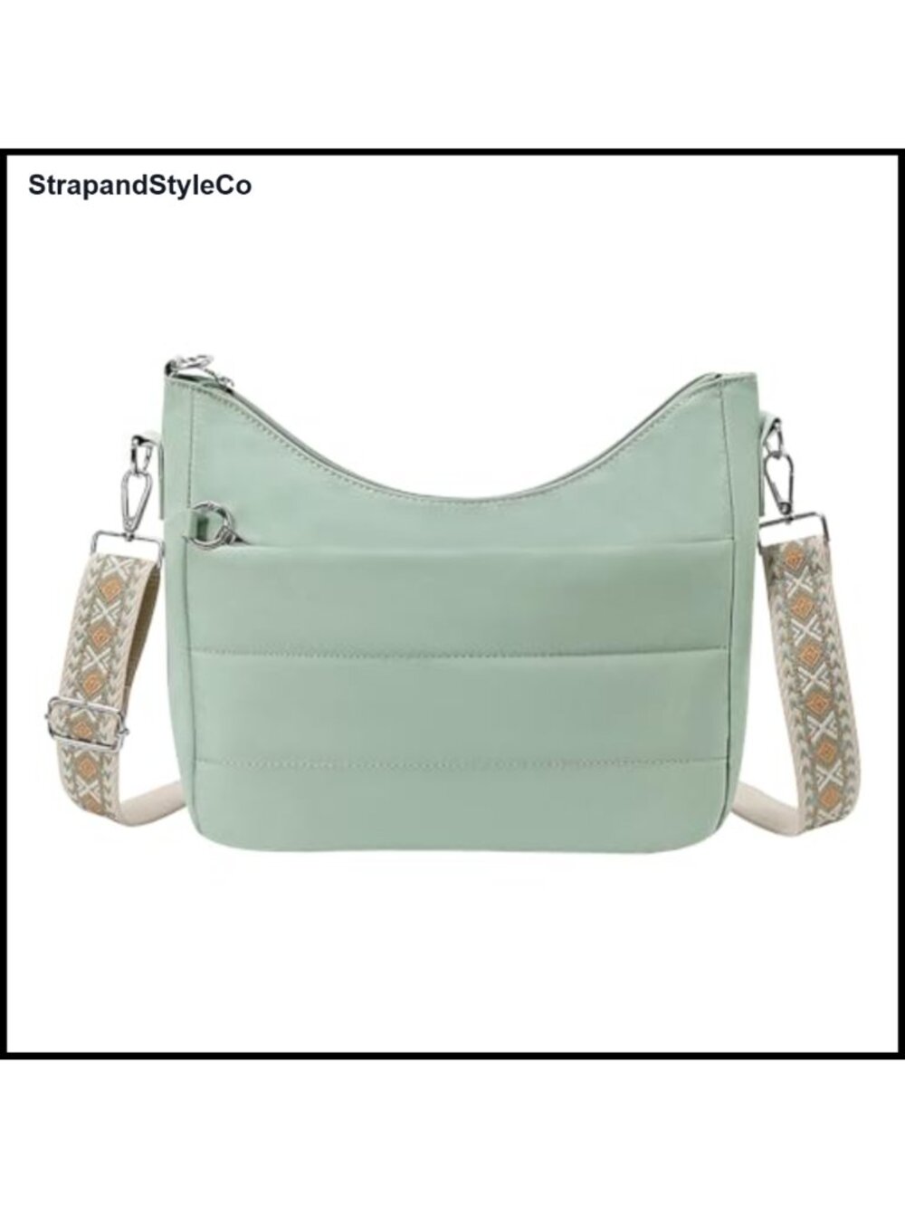 Quilted Nylon Anti-Theft Crossbody Puffer Purse